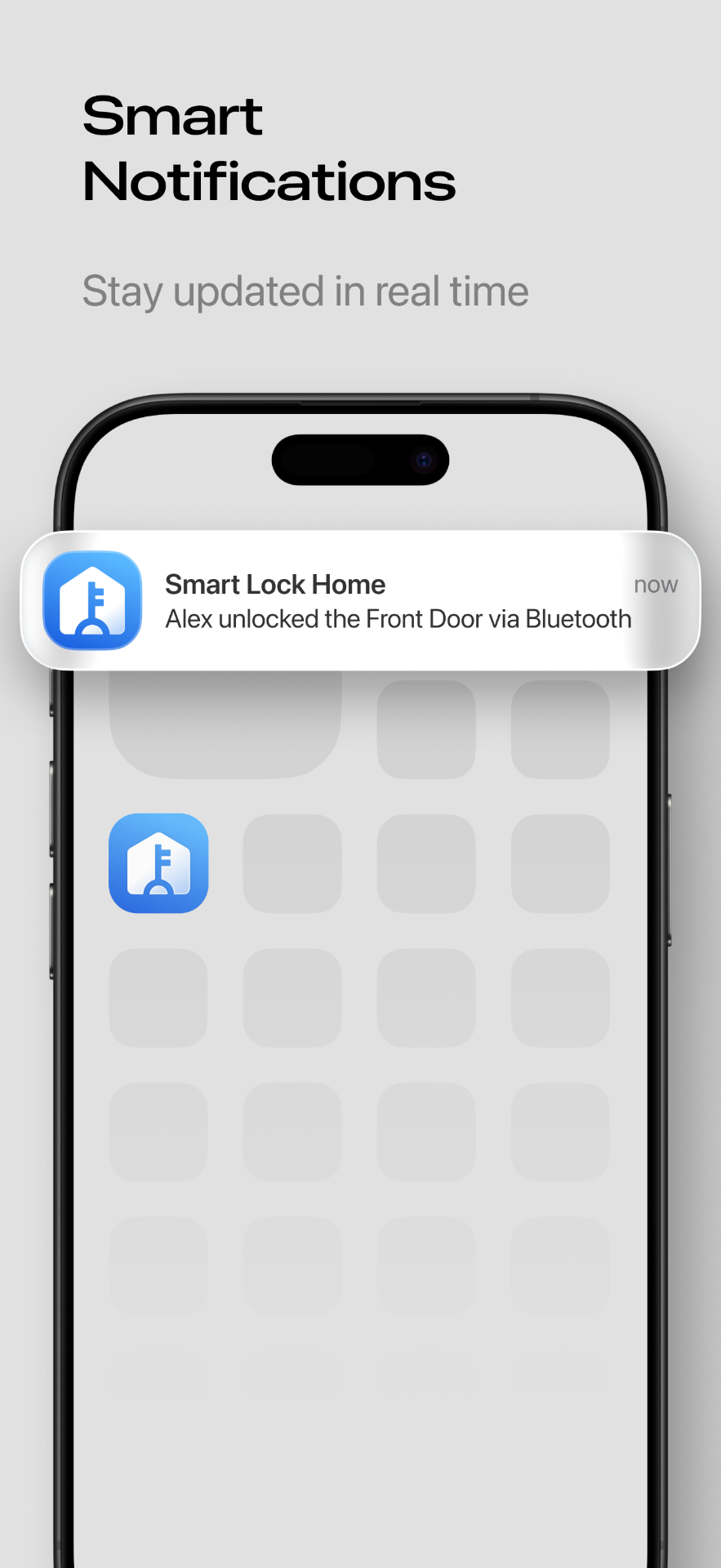 Smart notifications: get real-time alerts when your door is unlocked